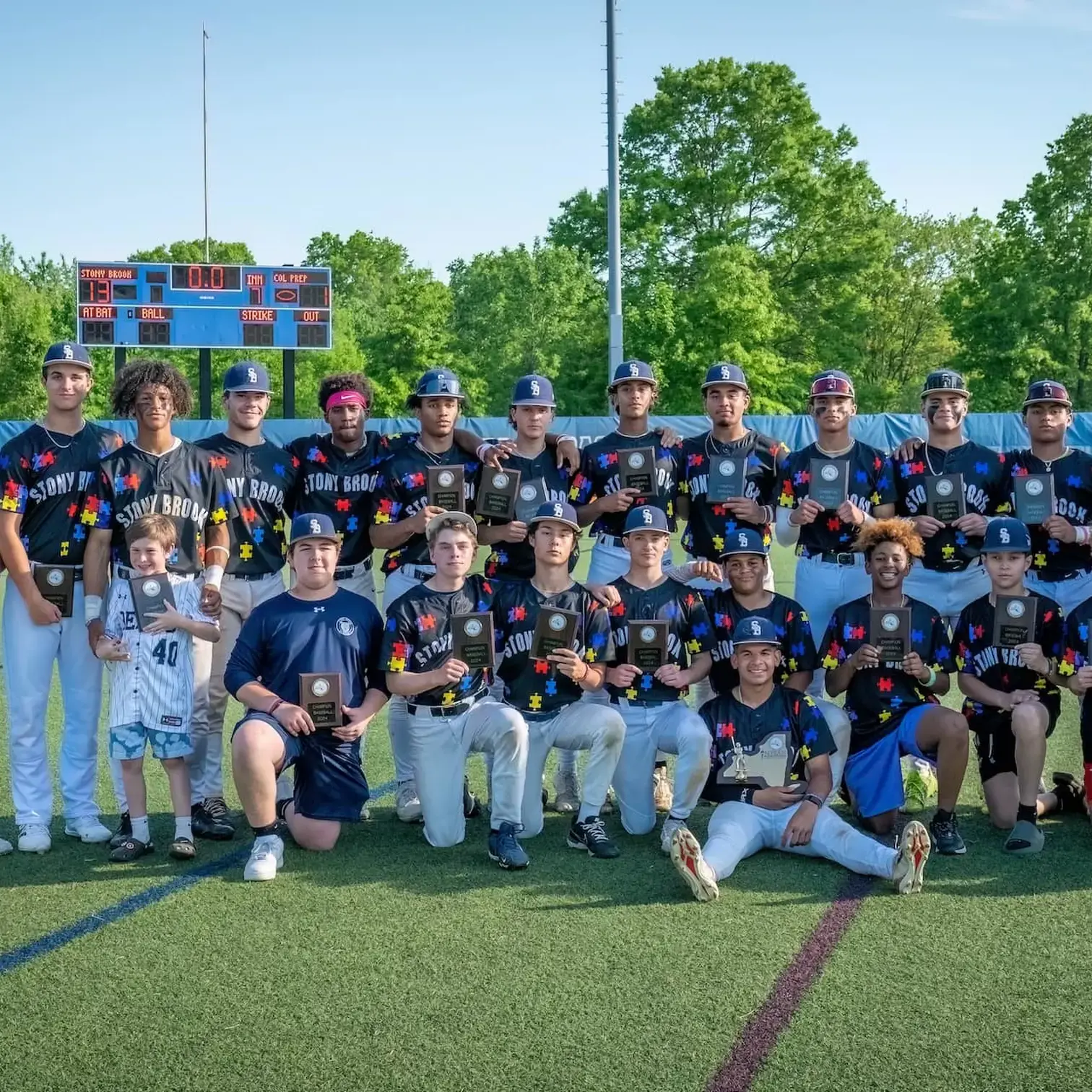 Student baseball team